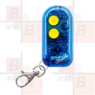 TELECOMANDO TX 2 CANALI SMILE BLU