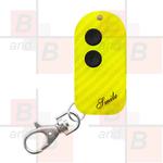 TELECOMANDO TX 2 CANALI SMILE-CB CARBON LOOK YELLOW