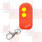 TELECOMANDO TX 2 CANALI SMILE-CB CARBON LOOK ORANGE