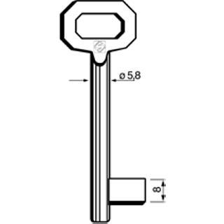 CHIAVE PASSEPARTOUT PATEN 5012 OTTONATA