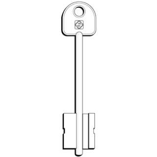 CHIAVE DOPPIA MAPPA 5TSI13 OTTONE LUCIDO